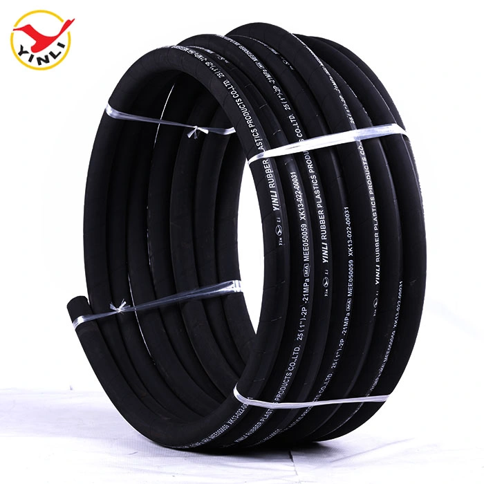 DN10 3 8 350bar 5075psi Steel Wire Braided Rubber Hose Pressure Washer Hose Assembly with M22