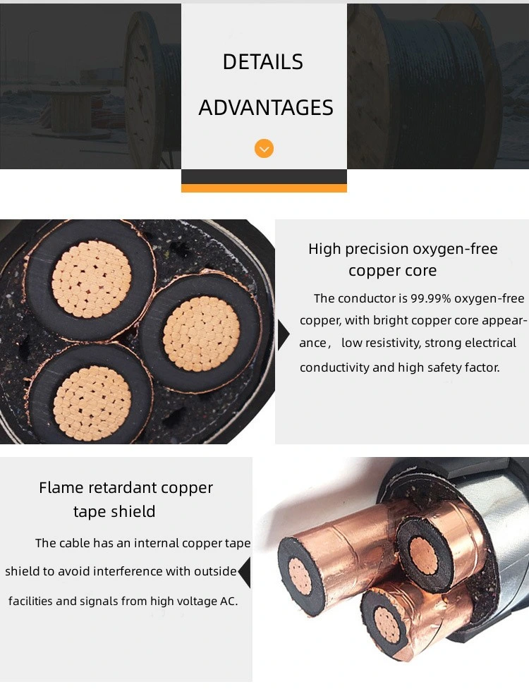 Solid &amp; Stranded Copper XLPE Insulated PVC Sheathed Armoured Electricals Steel Tapes Power Cable Flexible