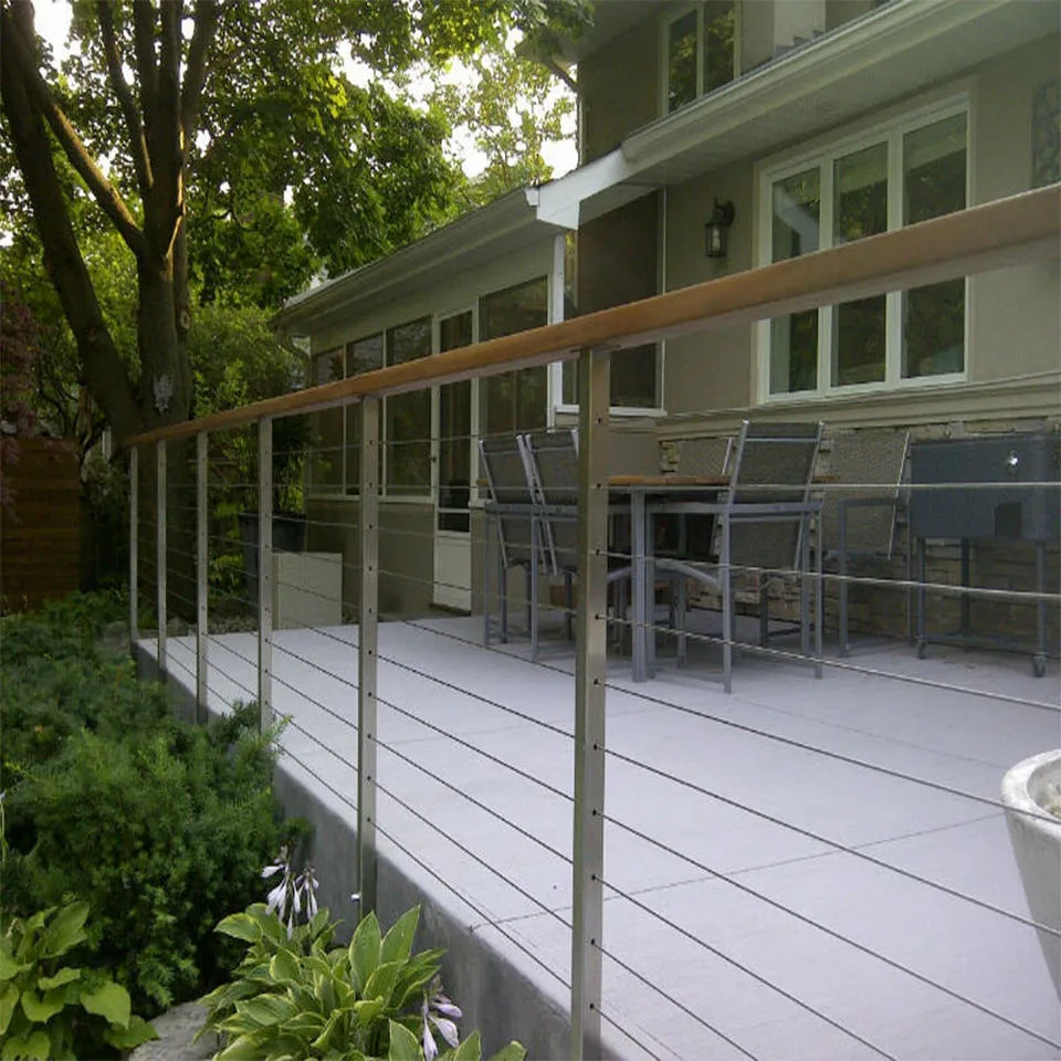 Stainless Steel Wire Rope Balustrade for Decks Balustrade Wire Railing