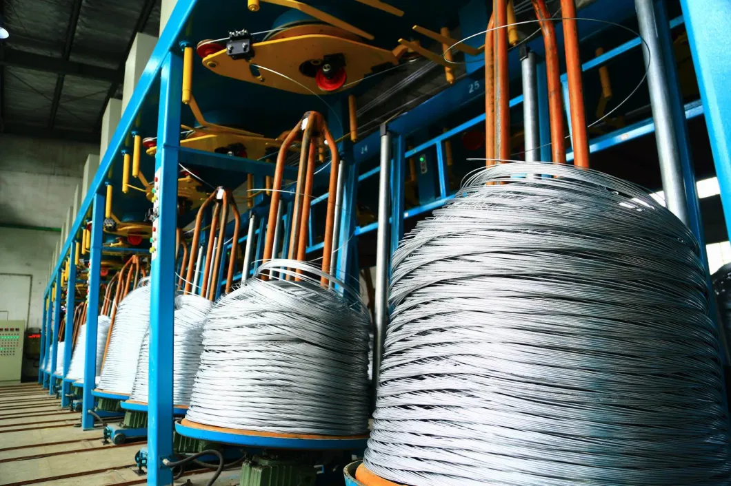 Manufacturer 4, 0mm, Type: 6X12 (3+9) +1X12 (3+9) Galvanized Wire Rope Steel Cable