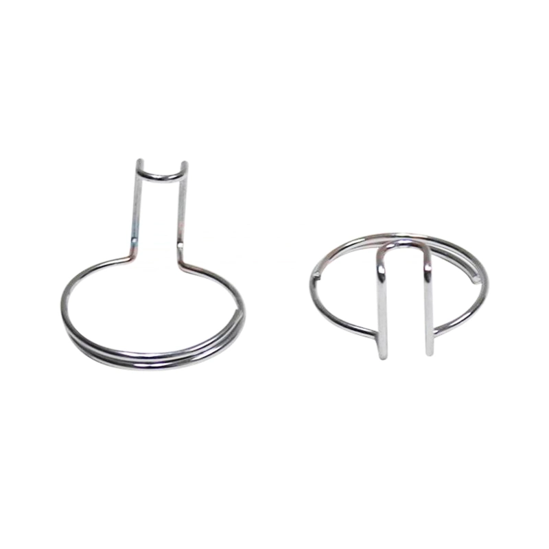 Stainless Steel Pole Hoop Ring FTTH Accessories Embrace Retractor Cable Manage Ring for FTTH Pole Cabling