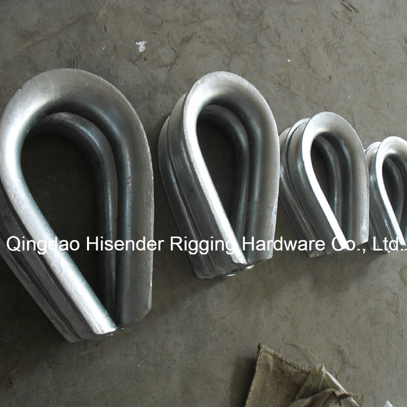 Galvanized Carbon Steel Bs464 Wire Rope Thimble