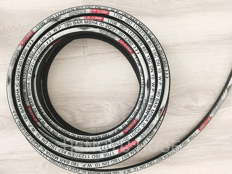 High Performance Hydraulic Cable En857 1sc Flex Hydraulic Custom Hose