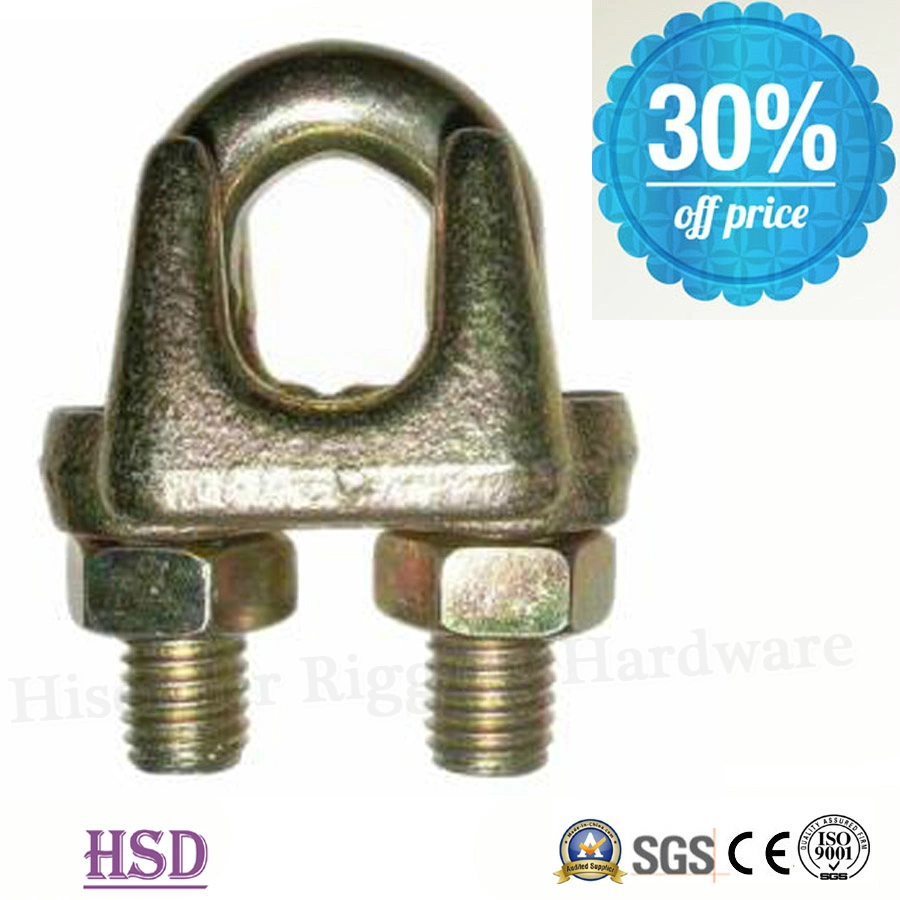 Marine Hardware Rigging Fittings Us Type Drop Forged Steel Wire Cable Clip