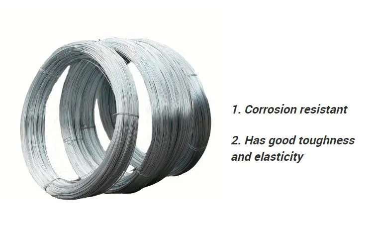 AWG8 to 26 Galvanized Gi Wire Hot Dipped Fastener Wire Rope 1.8 mm Galvanized Wire Zinc Coated Electro Iron Steel Wire