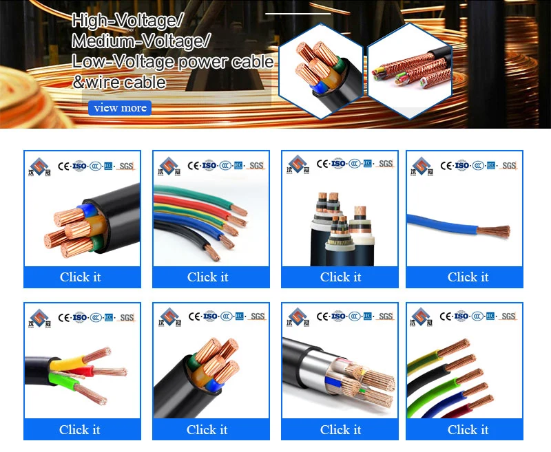 Shenguan CE Certified Steel Wire Armoured Control Cable Flexible Rubberpvc Sheath Power Cable Electrical Cable Electric Cable Wire Cable