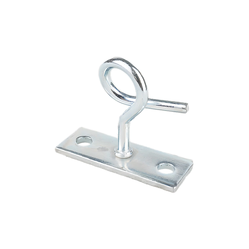 Yj-1612 Bracket C Type Hook Clamp Galvanized Steel Pole Bracket Tension Clamp Draw Drop Cable
