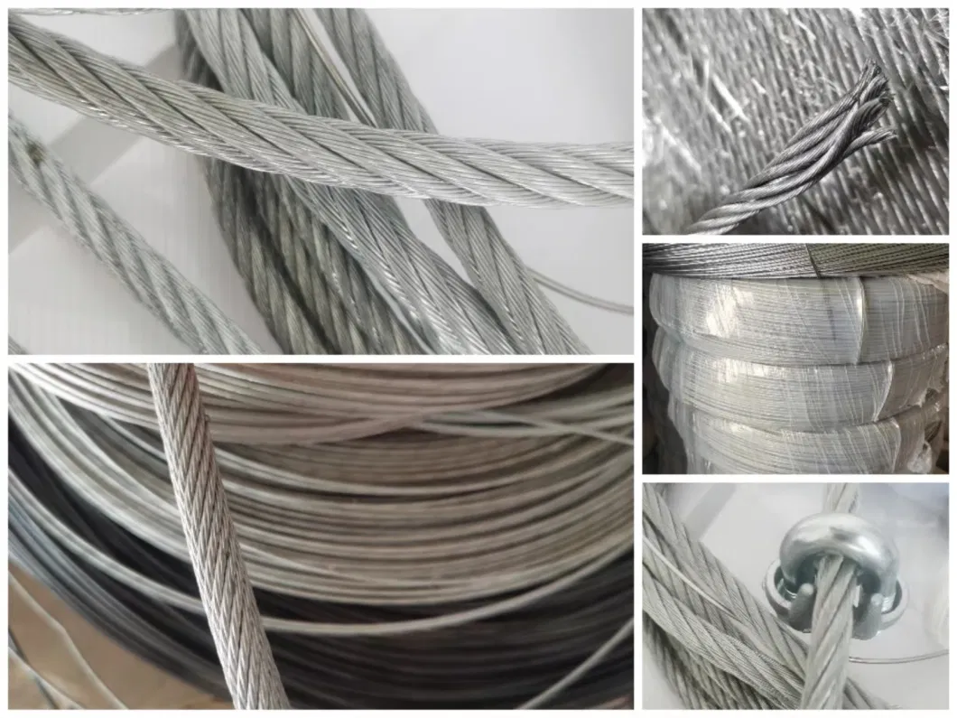 304 Stainless Steel Rope/10mm Wire Rope with Lock/6mm/ 8mm Steel Wire Rope