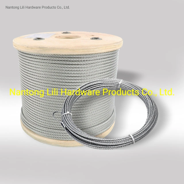 Auto Brake Electric Galvanized Steel Wire Rope Control Cable