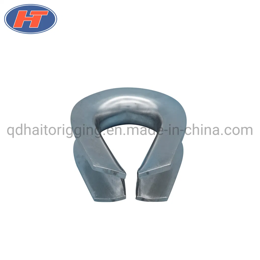 Galvanized Steel G411 Us Type Standard Wire Rope Thimble