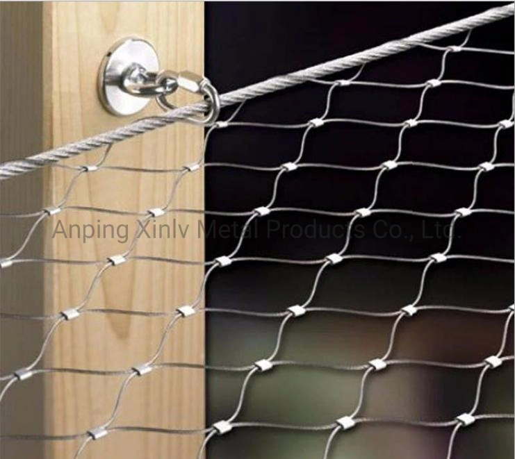 Flexible Slope Zoo Protecting Stainless Steel Rope Cable Wire Mesh