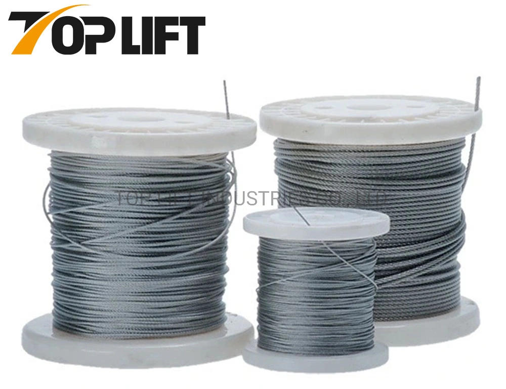 6X49sws+Iwrc Line Contacted Steel Wire Rope (Galvanized &amp; Ungalvanized)