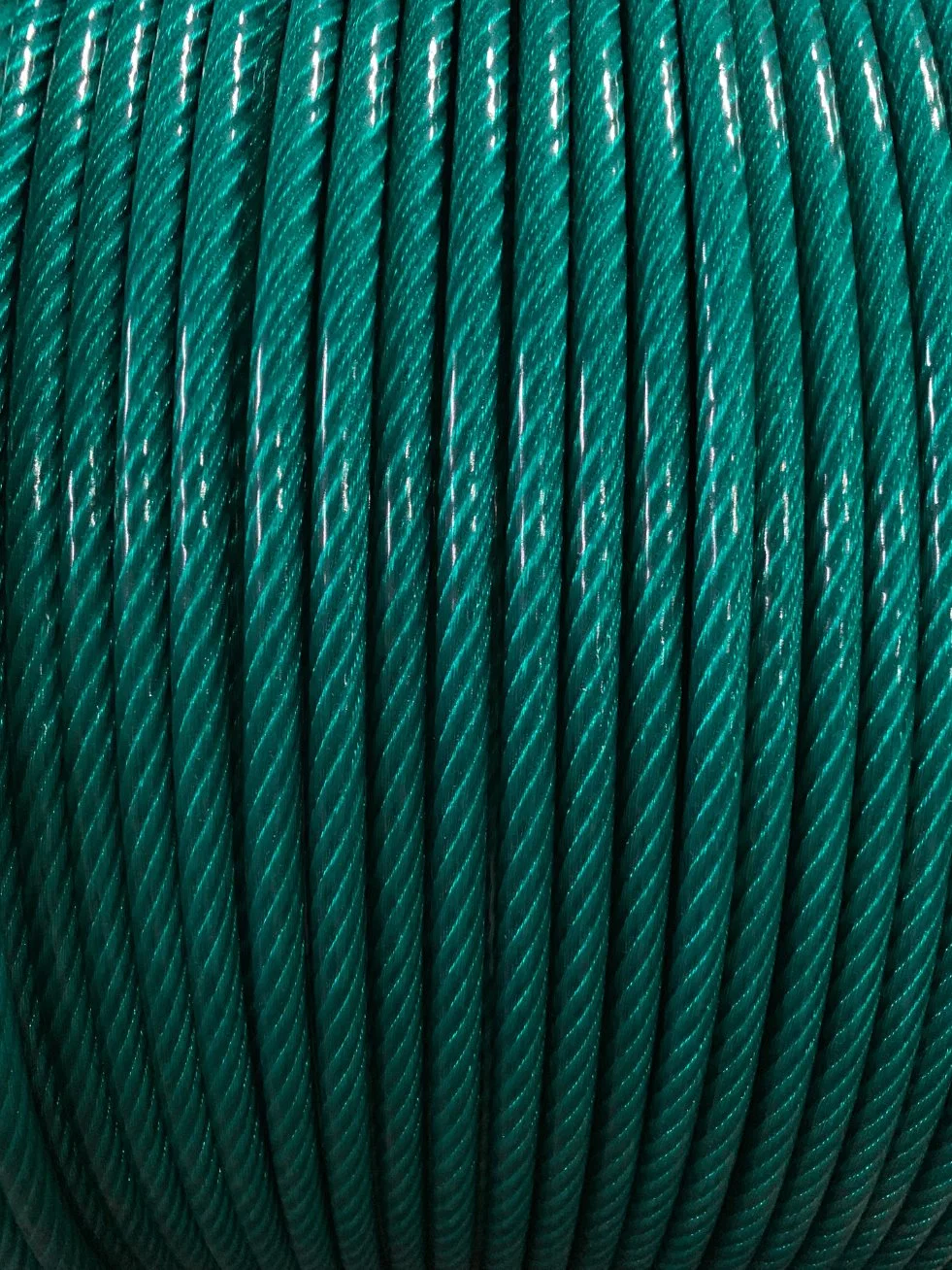 PVC Coated 6X7+FC 7X7 Galvanized Wire Rope Steel Cable Rust Protection