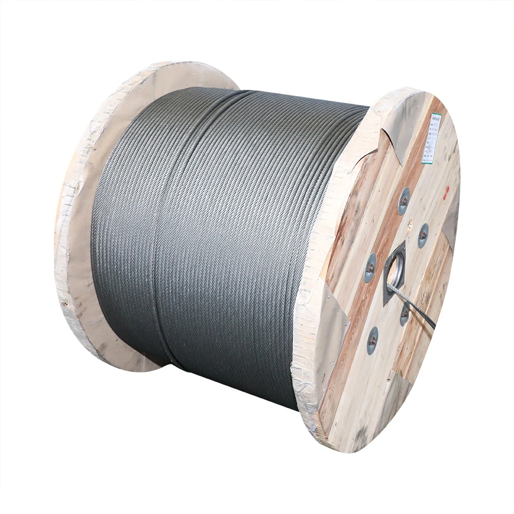 8X55sws-Iwrc 1960 Hot DIP Ungalvanized or Galvanized Steel Wire Rope