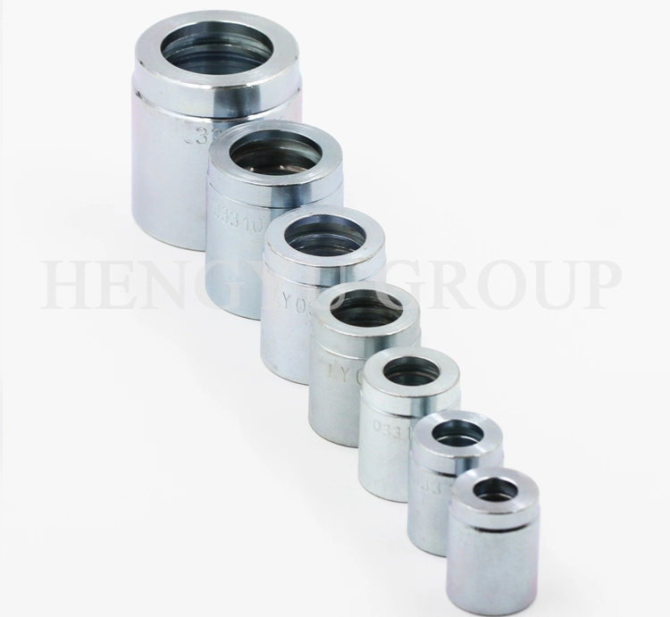 Hydraulic Hose Ferrule Fitting Forged Flexible Hose Connector