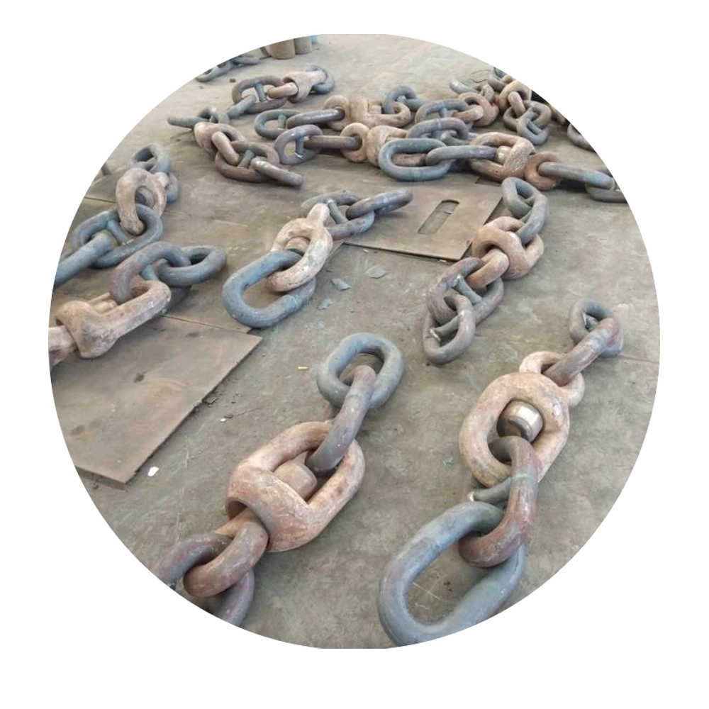 105mm Stud Link Swivel Chain Cables Stockist with Nk Lr Certificate