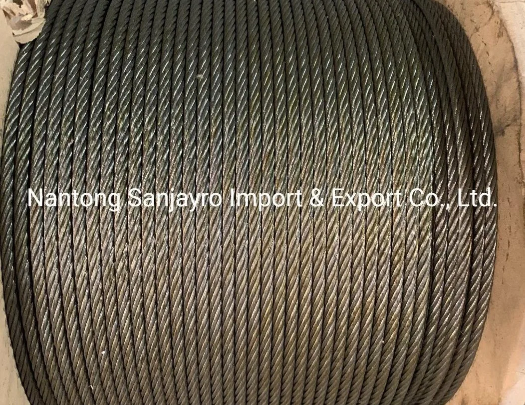 7X7 4-6mm PVC Hot Dipped Galvanized Coated Steel Wire Rope