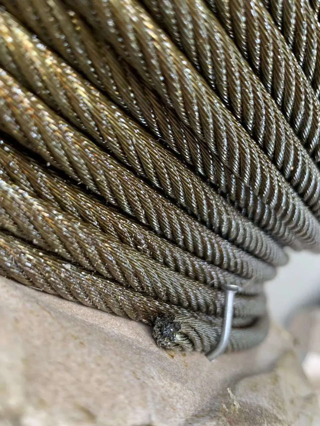 7X7 4-6mm PVC Hot Dipped Galvanized Coated Steel Wire Rope