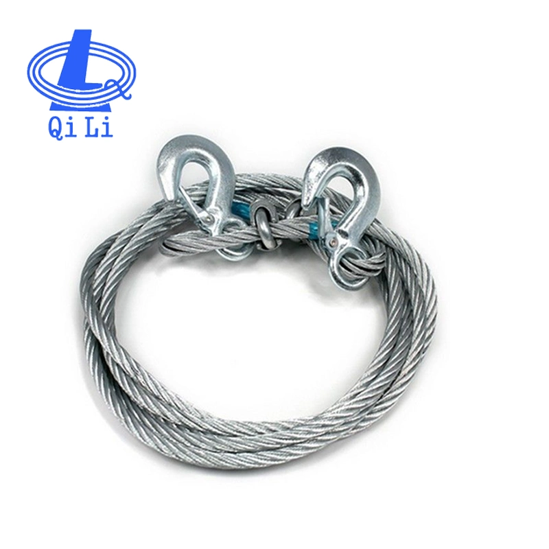 Steel Wire Rope Sling with Hooks and Rings
