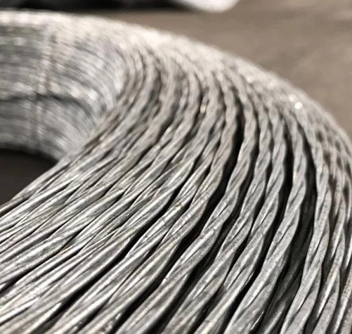 Grace Silver Black Rope Safety Steel Wire Stainless Steel Stage Light Safety Cable High Tensile Prestressed Concrete Bonded PT Strands Cables Prestressing Steel