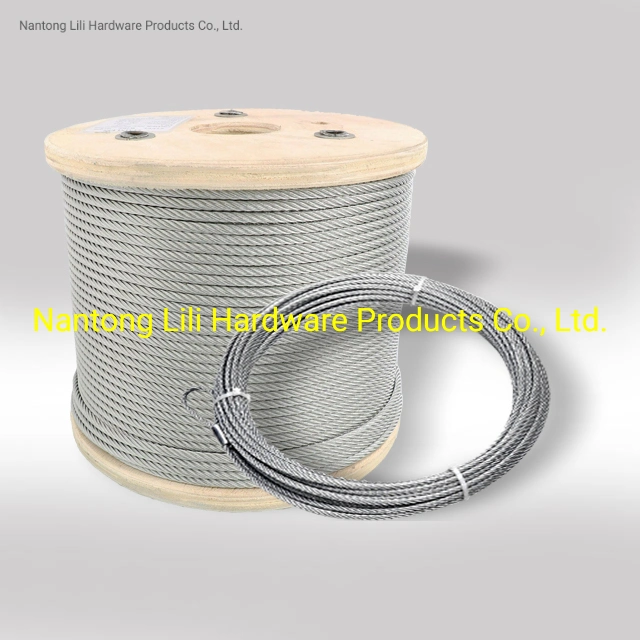 Ss 304/316 Stainless Steel Wire Rope Use for Fine Cords &amp; GAC &amp; Auto Control Cables