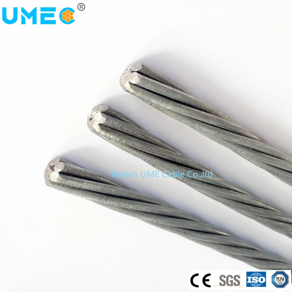 Electrical Gsw Cable 7/4.0mm Round Strand Steel Wire Rope for Crane Galvanized Steel Wire Rope Electric Cable