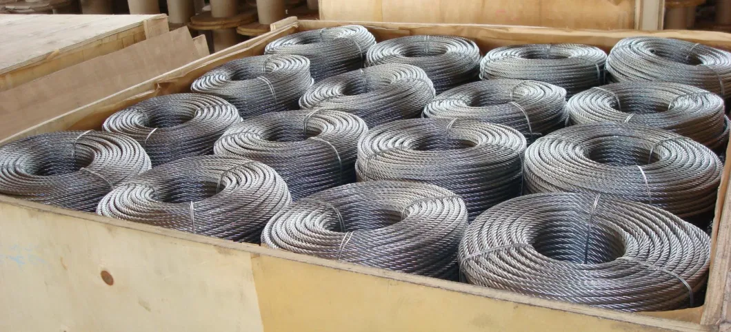 Electric Galvanized 6X7+FC Steel Wire Rope 305m