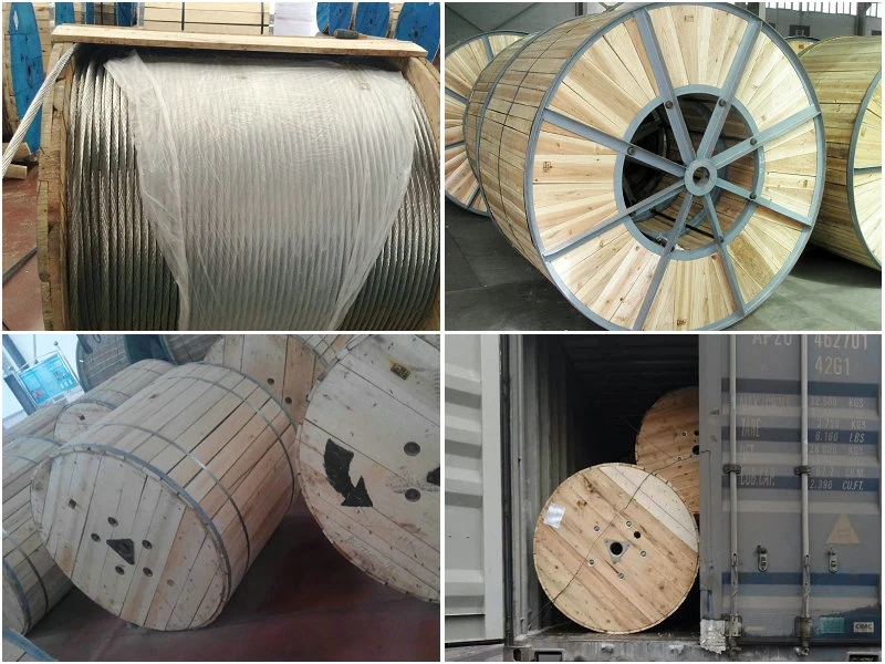 BS 215 Galvanized Steel Core Aluminum Hda/ACSR Conductor Cable 70 mm2 Beaver Horse