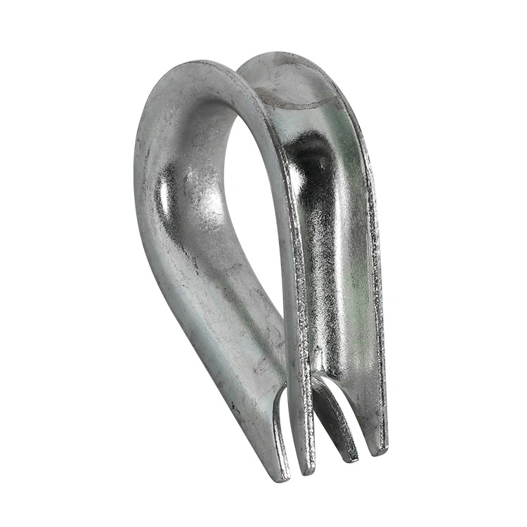 Heavy Steel Wire Rope Thimble DIN6899 HDG Galvanized Thimble