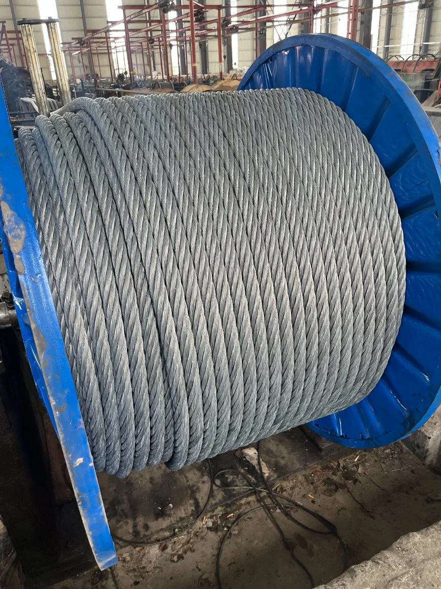 Factory Price High Quality Vinyl Coated Galvanized Steel Wire Cable for Sale 6*7