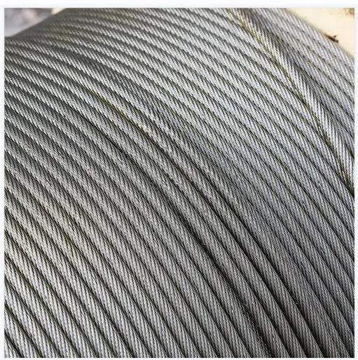 Galvanized Steel Aircraft Cable 7X19 Elevator Steel Wire Rope 10mm 12mm