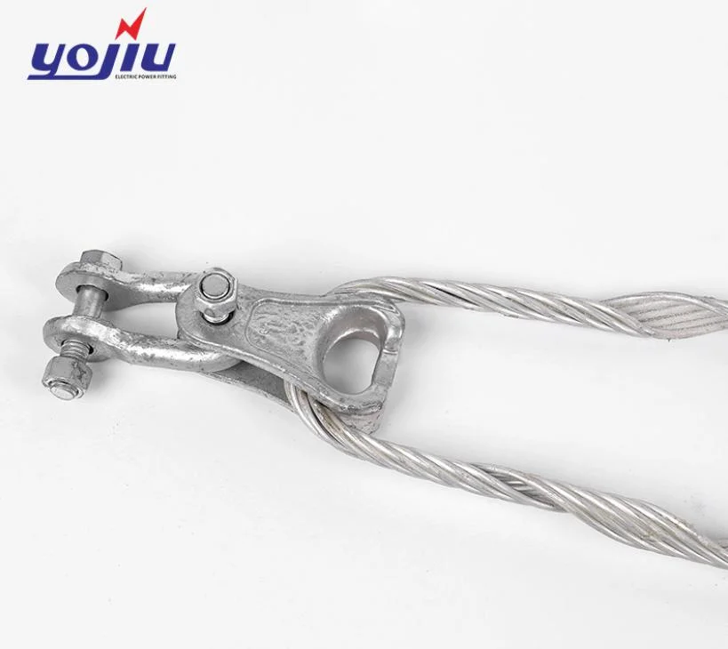 Hot DIP Galvanized Steel Suspension Tension Clamp Preformed Wire Grips Dead End Guy Grip for ADSS Cable