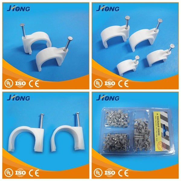 Anti-Rust Hardened Steel Nail Cable Clips