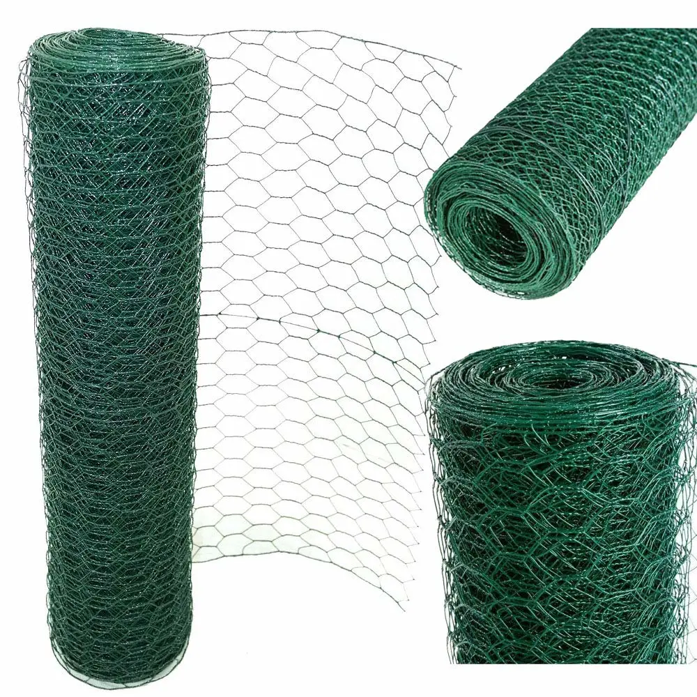 Pengxian Chicken Wire Cage China Manufacturers 13mm 25mm 40mm 50mm 6 Foot Vinyl Coated Chicken Wire Used for Chicken Wire Fencing 6FT High