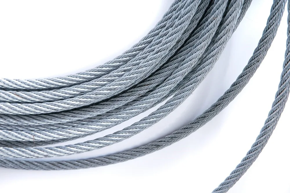 Electric Galvanized Wire Rope, Galvanized Steel Cable, Cable De Acero 6X7