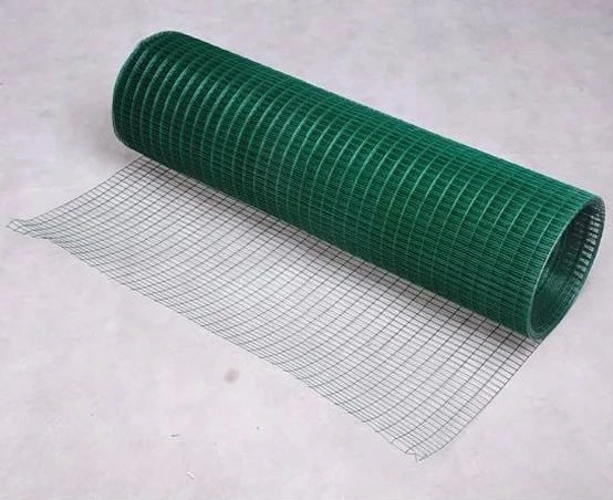 PVC Wire Mesh Roll/Plastic Coated Welded Wire Mesh/Green Color Welded Wire Mesh