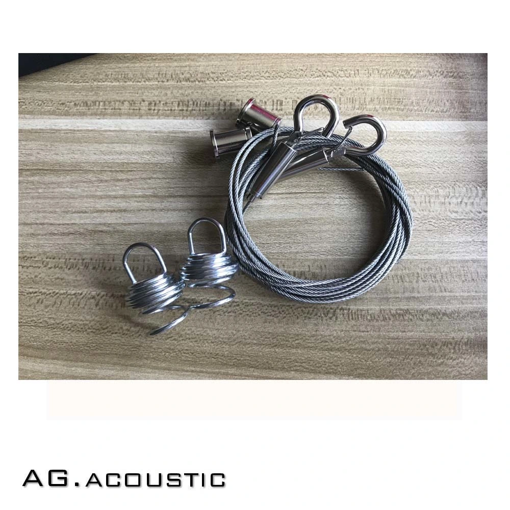 AG. Acoustic Suspension Accessories Stainless Steel Hanging Kits Galvanized Wire Cable