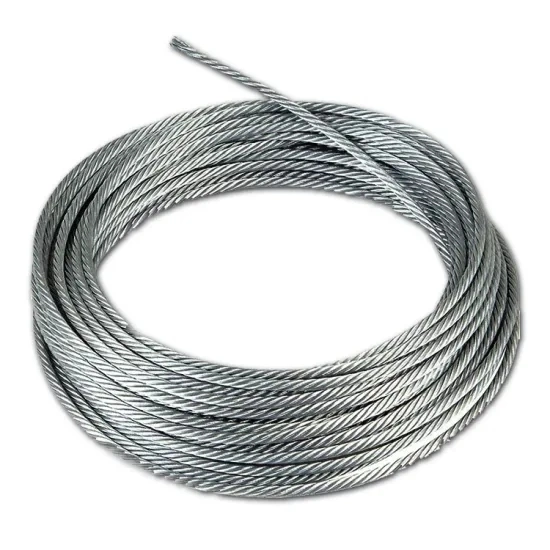 316 Ss Wire 7*7 PVC Nylon Coated Stainless Steel Rope