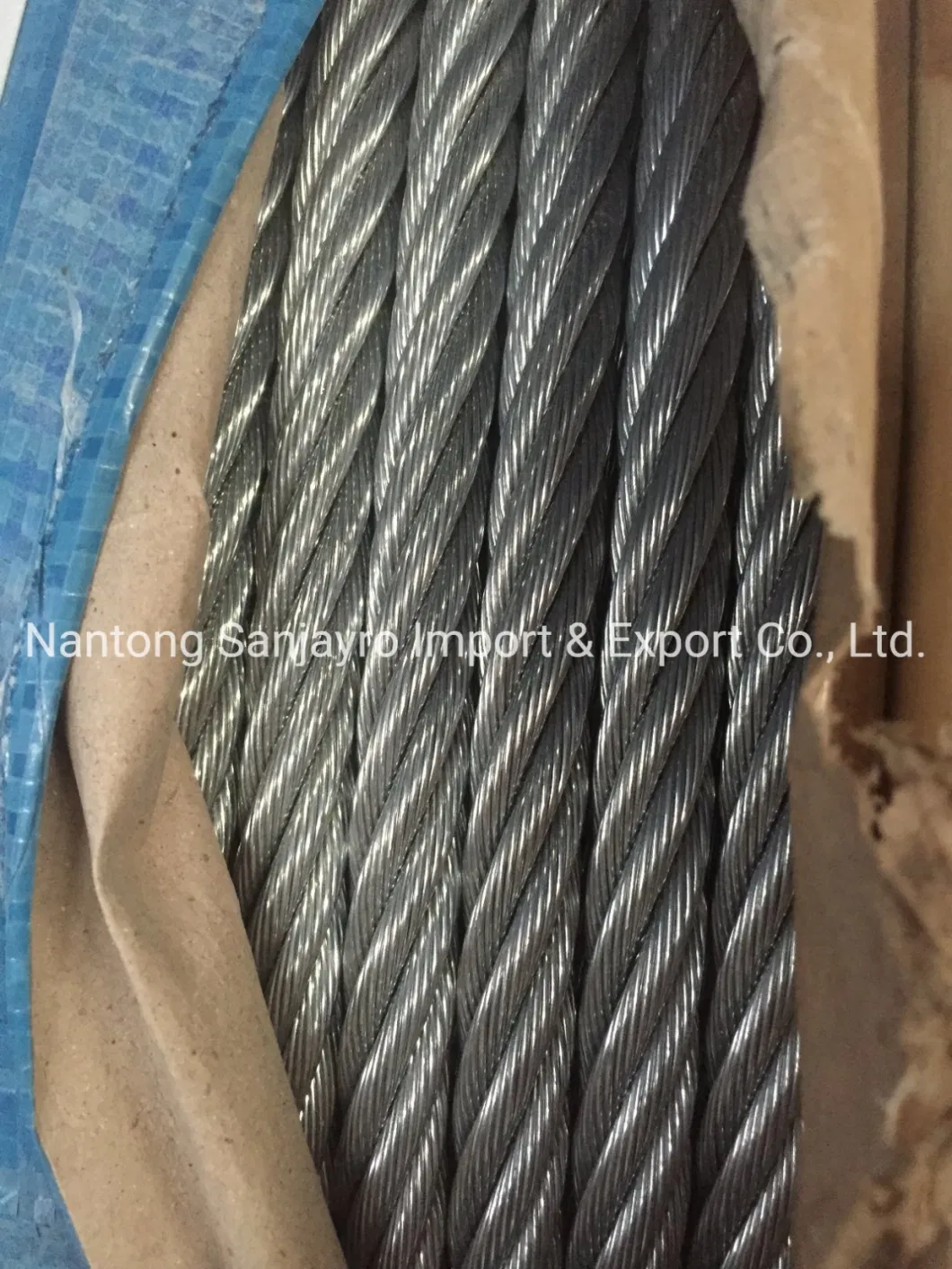 Wire Cable 6X19+FC Electric Galvanized Steel Wire Rope 6mm 12mm 14mm