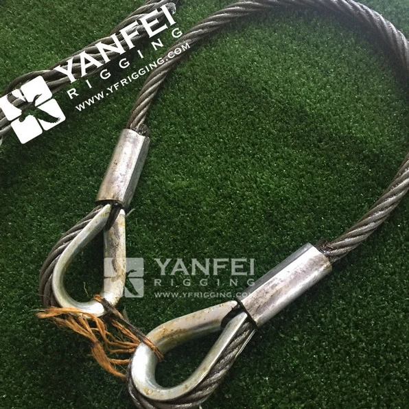 Wire Rope Sling with Solid Pressed Thimble and Ferrule