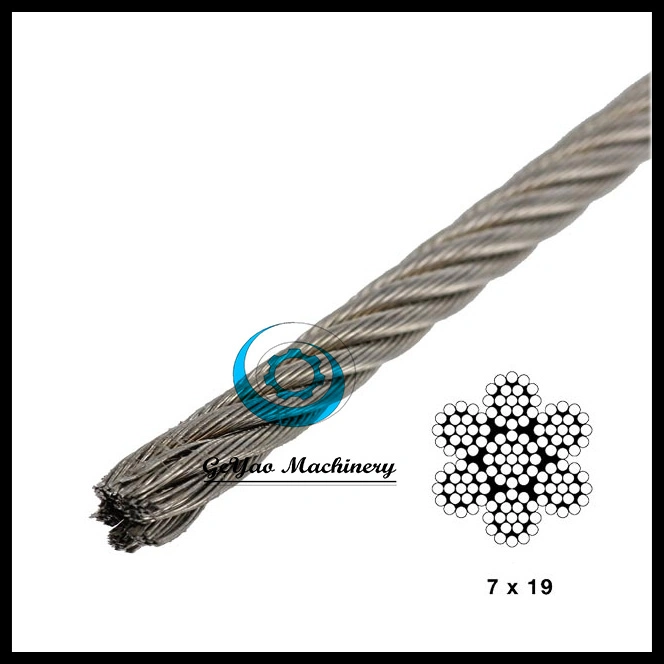 7X19 Type 316 Stainless Steel Cable - Aircraft Cable