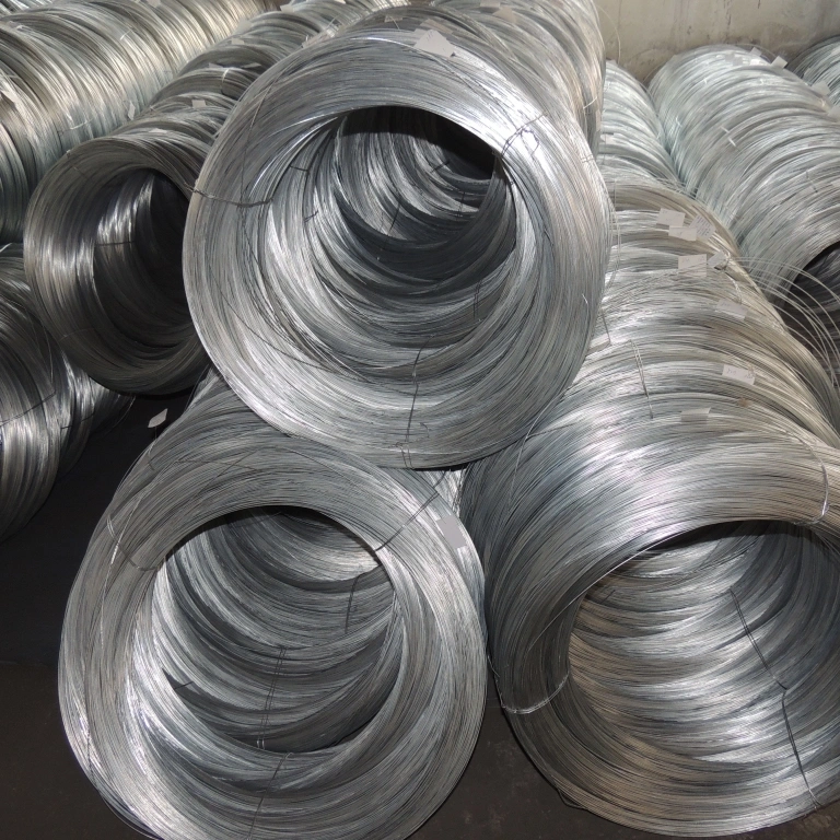 Hot Dipped Galvanized Fence Bright Steel Cable Steel Wire Zinc Coated Steel Wire 1008 /1006 0.3mm 6.5mm ASTM 14 Gauge Galvanized Steel Wire