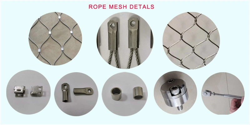 Stainless Steel Wire Rope Netting Mesh for Stair Railing