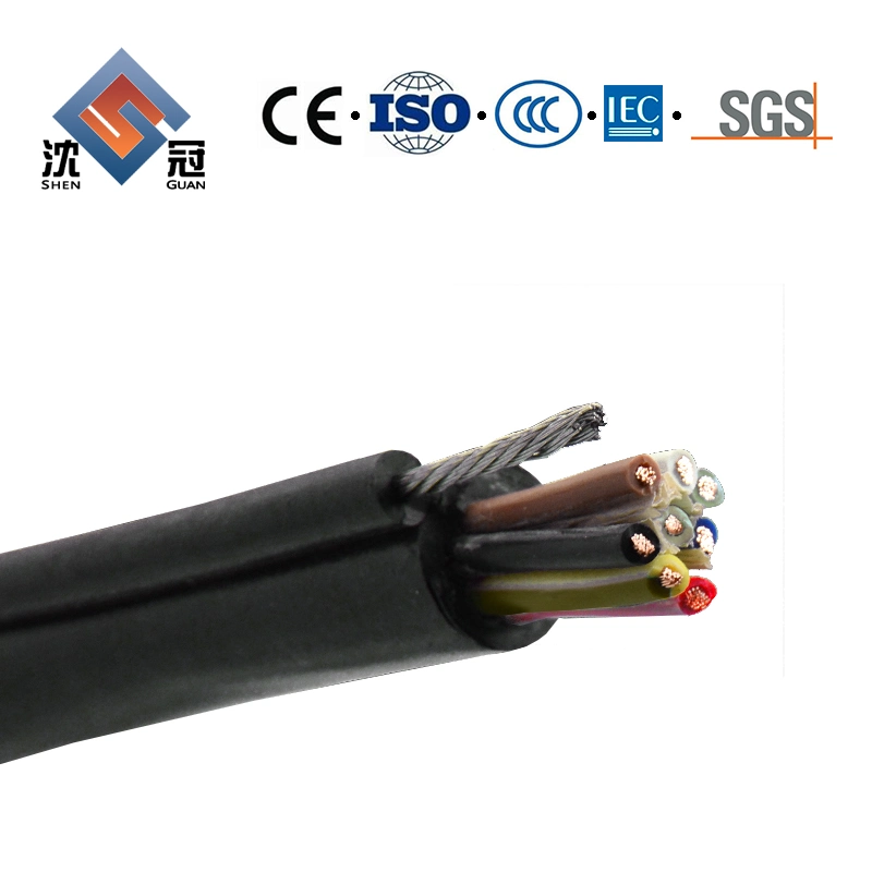 Shenguan CE Certified Steel Wire Armoured Control Cable Communcation Cablecoaxial Cable Flexible Rubber Electric Cable Electrical Cable Wire Cable