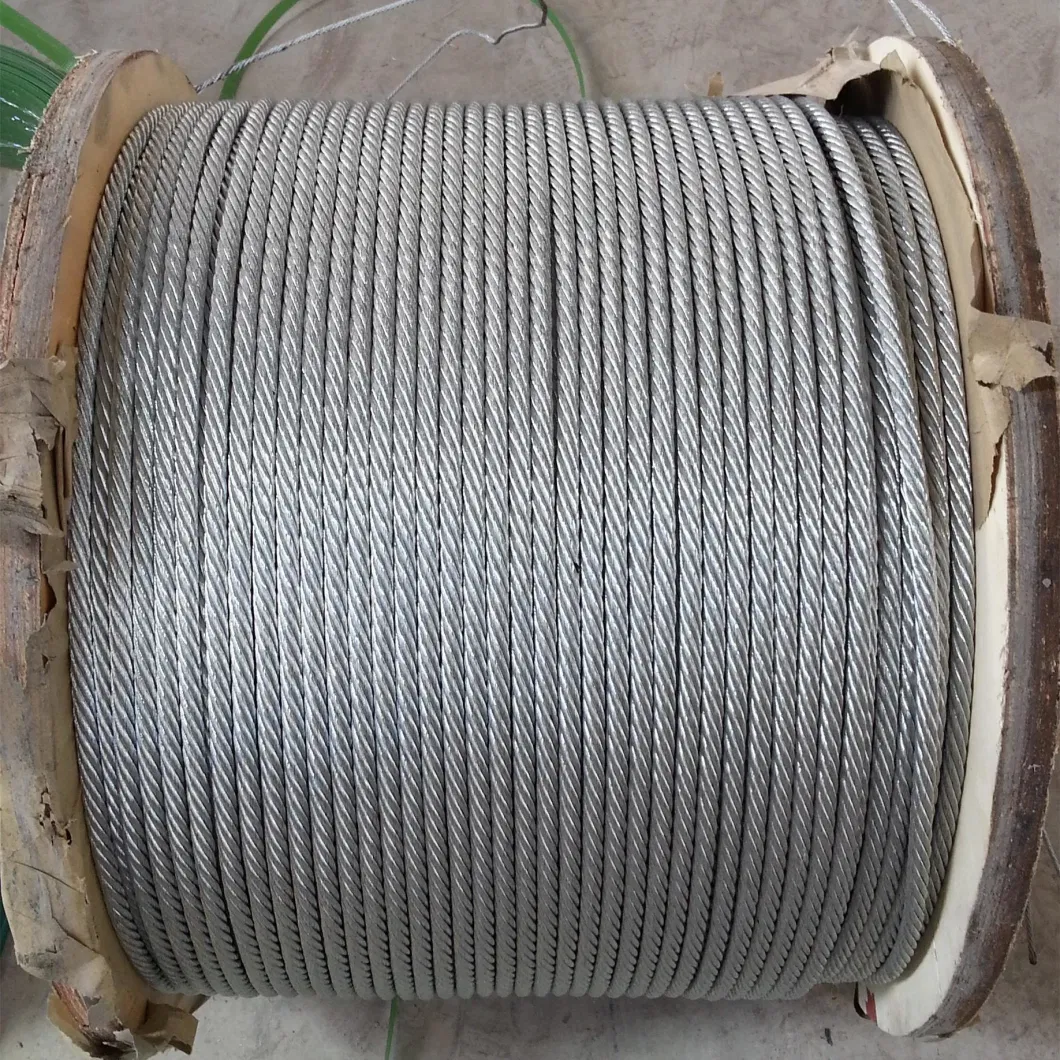 7*7 Transparent PVC Plastic Coated Steel Wire Rope