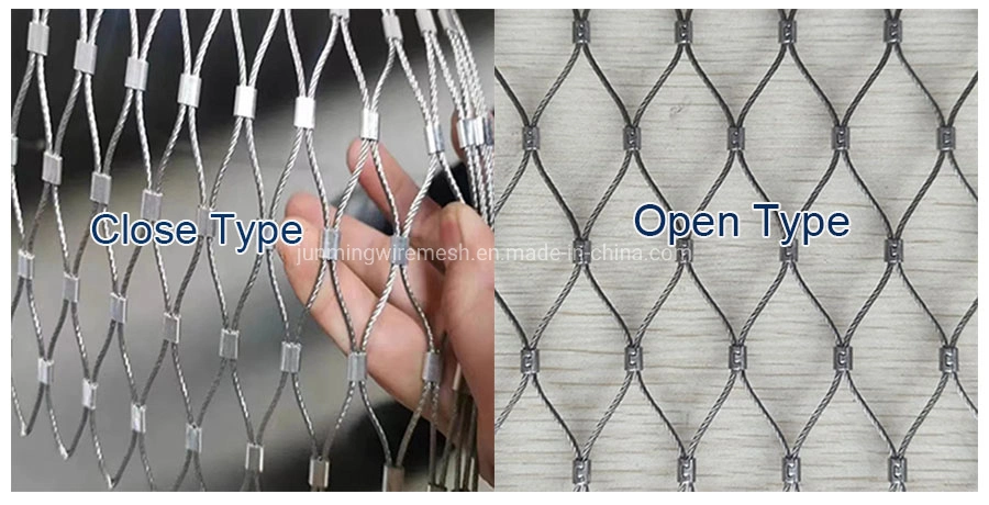 Flexible Stainless Steel Wire Rope Net/Cable Zoo Mesh Netting