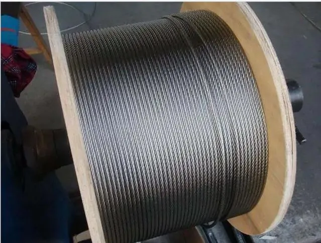 China Manufacturer Stainless 7X7 Steel Wire Rope with Material AISI304