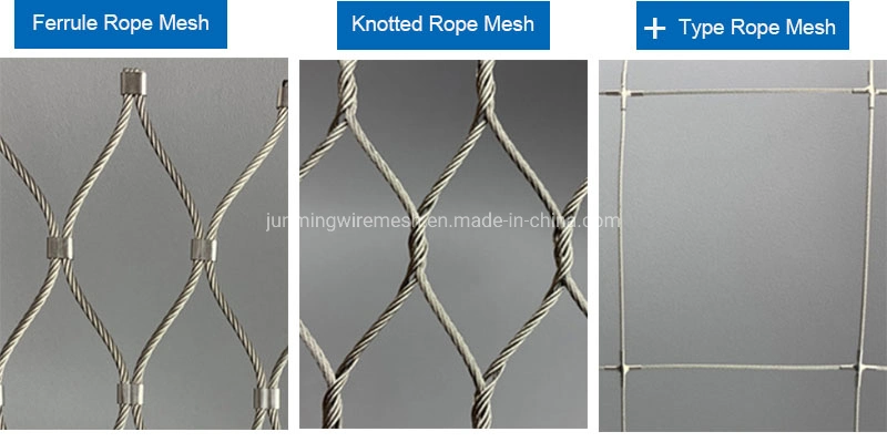 Flexible Stainless Steel Wire Rope Net/Cable Zoo Mesh Netting