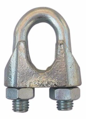 Fasten Tool DIN741 Wire Rope Clip / Malleable Steel Cable Clamp