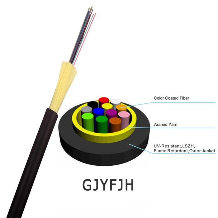 Factory Sale GYTS G652b G652D Steel Tape Armored Two Wire Cable Price for 36 Core Single Core Fiber Opticcable Multimode